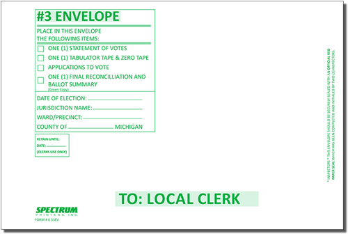 Show details for E33EV Envelope