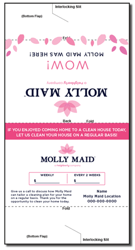 Show details for Weekly Clean table tent