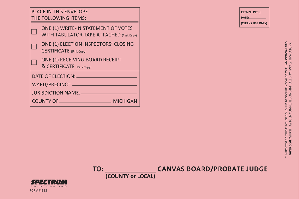 Show details for E32 Envelope