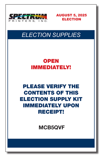 Show details for MCB5QVF with E34AVQVF Poll Book QVF