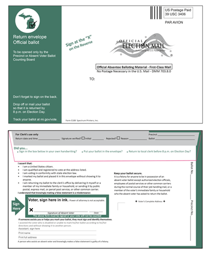 Show details for E108 Envelope - Airmail