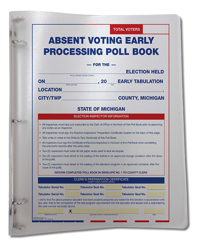 Show details for E34PPAVQVF Poll Book