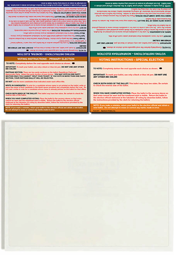 Show details for E13 Pocket and Instruction Dominion, ES&S