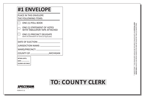 Show details for E31 Envelope
