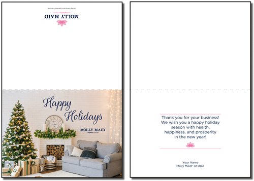 Show details for Living Room Holiday Card