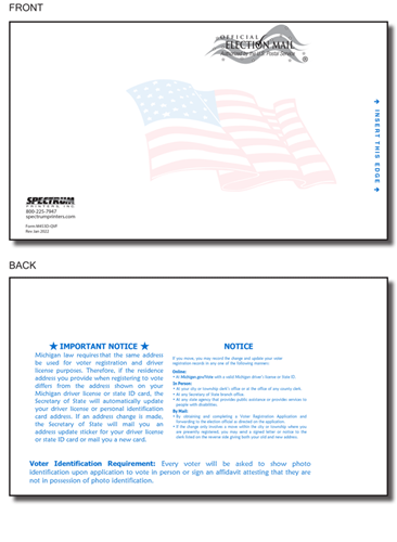 Show details for M453DQVF Voter ID Card