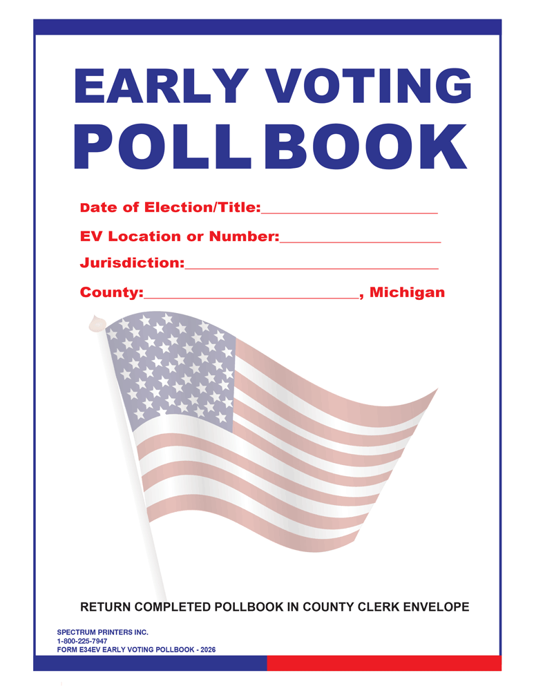 Show details for EV34EPB Pollbook