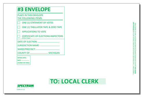 Show details for E33 Envelope