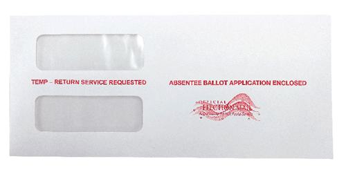 Show details for E324 AV Dual Window Envelope