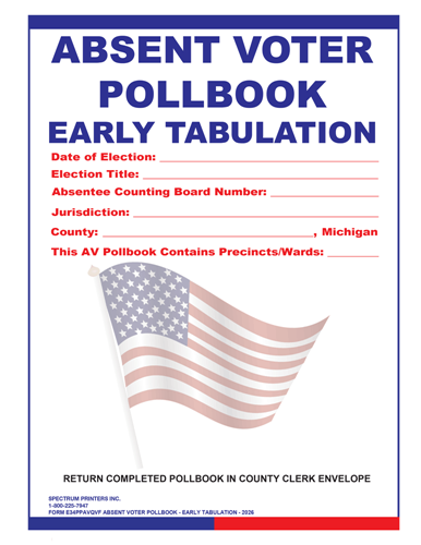 Show details for E34PPAVQVF Poll Book
