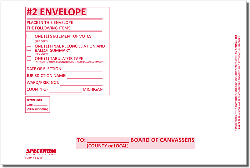 Show details for E32EV Envelope