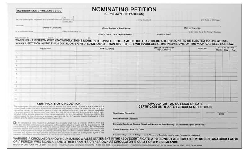 Show details for LB8804 Nominating Petition - City/Township Partisan