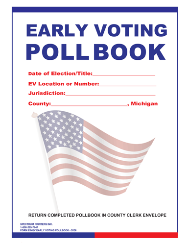 Show details for EV34EPB Pollbook