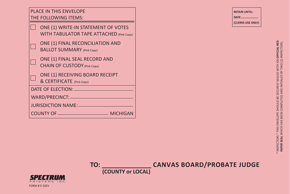 Show details for E32EV Envelope