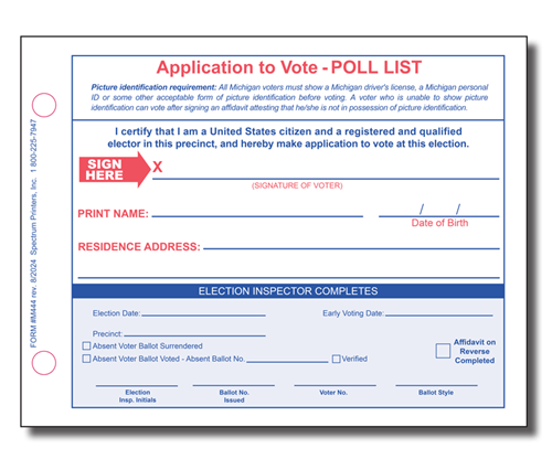 Show details for M444 Application