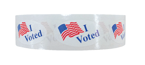 Show details for WS100 "I Voted" Sticker