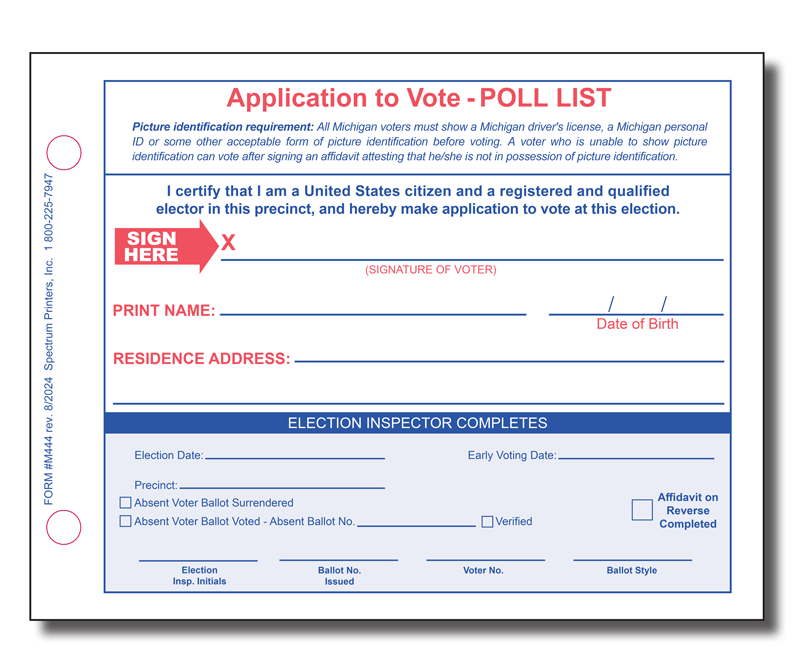 Show details for M444 Application